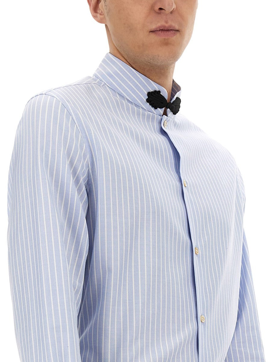 Valentino COTTON OXFORD SHIRT WITH TOGGLE