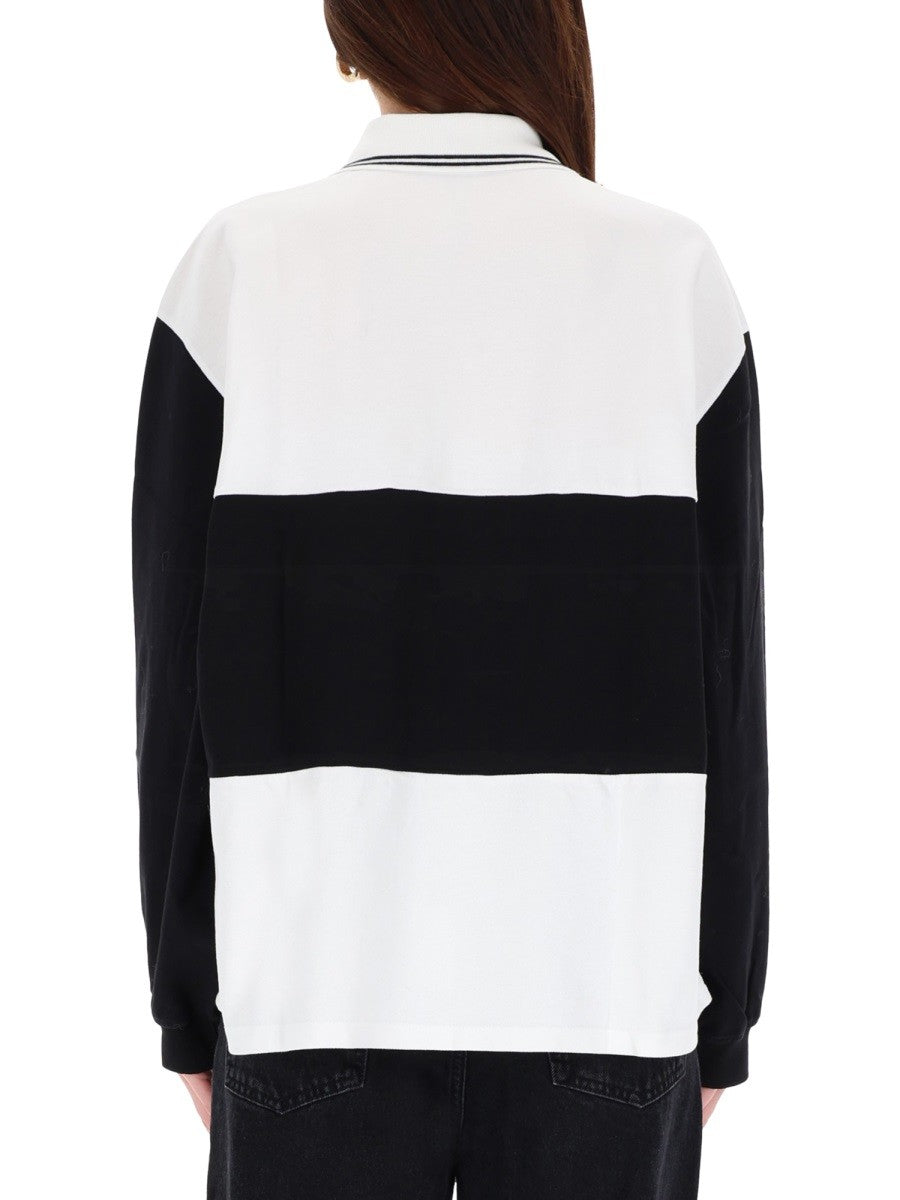 ROTATE BIRGER CHRISTENSEN COTTON PIQUE POLO