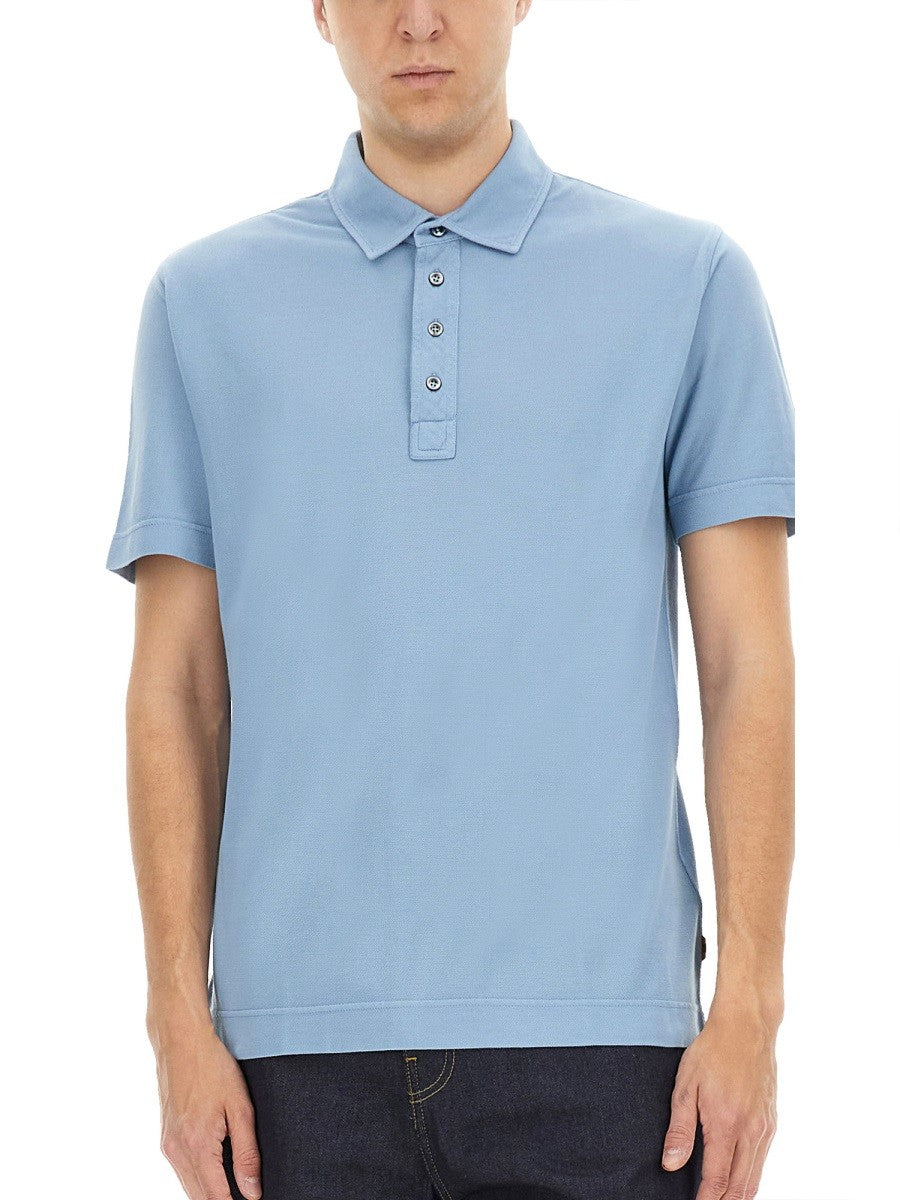 BOSS CAMEL COTTON POLO