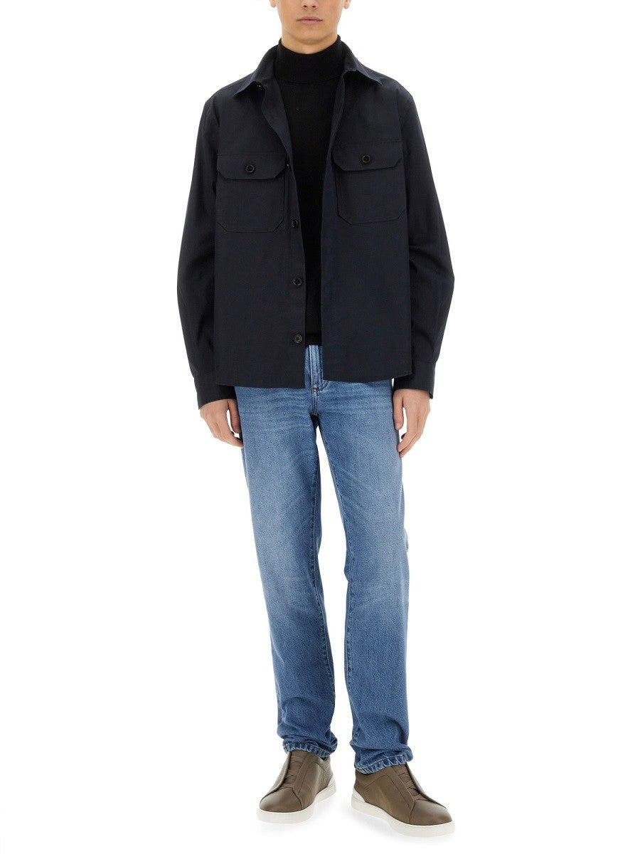Zegna COTTON SHIRT JACKET