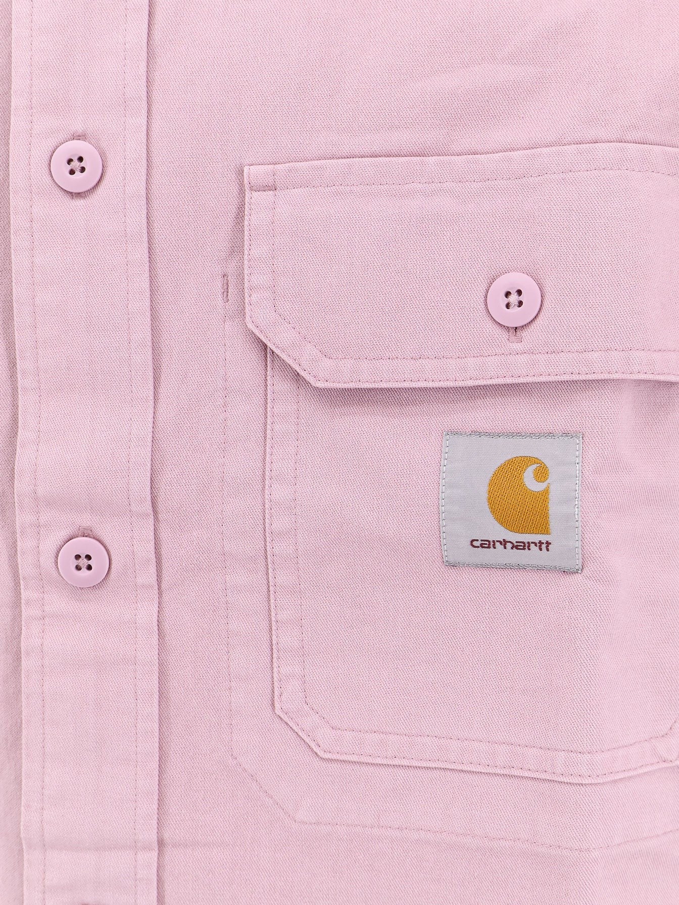 Carhartt Wip Cotton shirt with logo patch