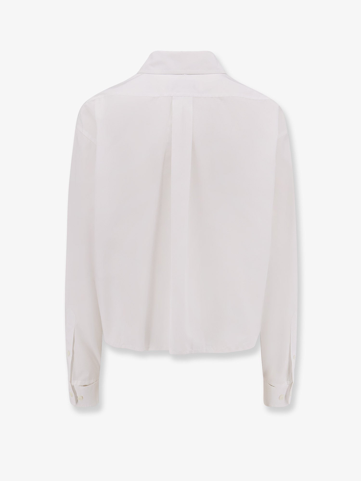 Miu Miu Cotton shirt with Miu Miu embroidery