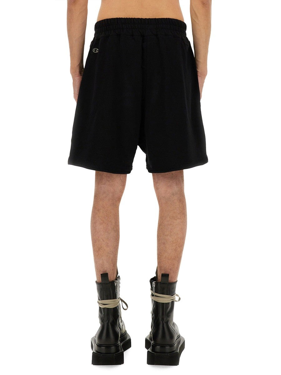 CHAMPION X RICK OWENS COTTON SHORTS
