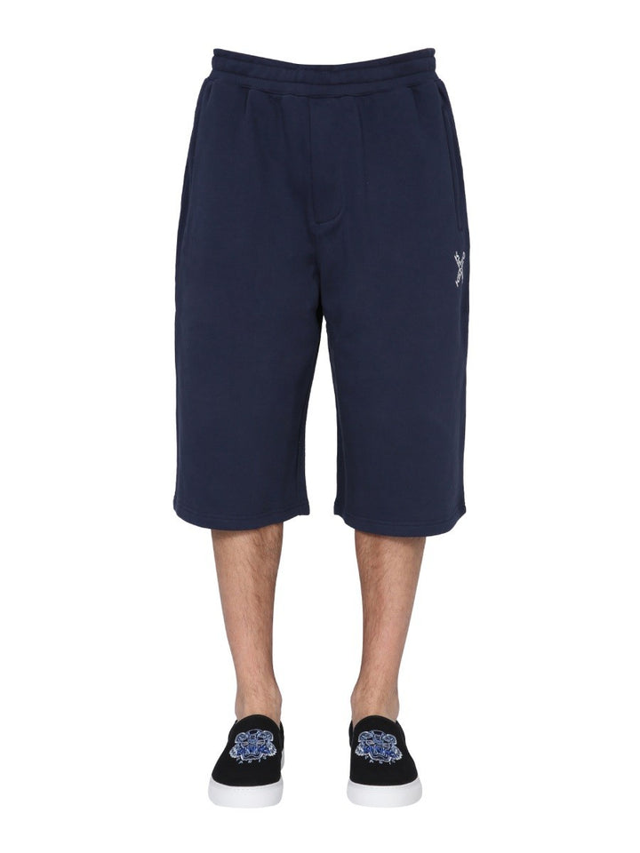 Kenzo COTTON SWEATSHIRT SHORTS