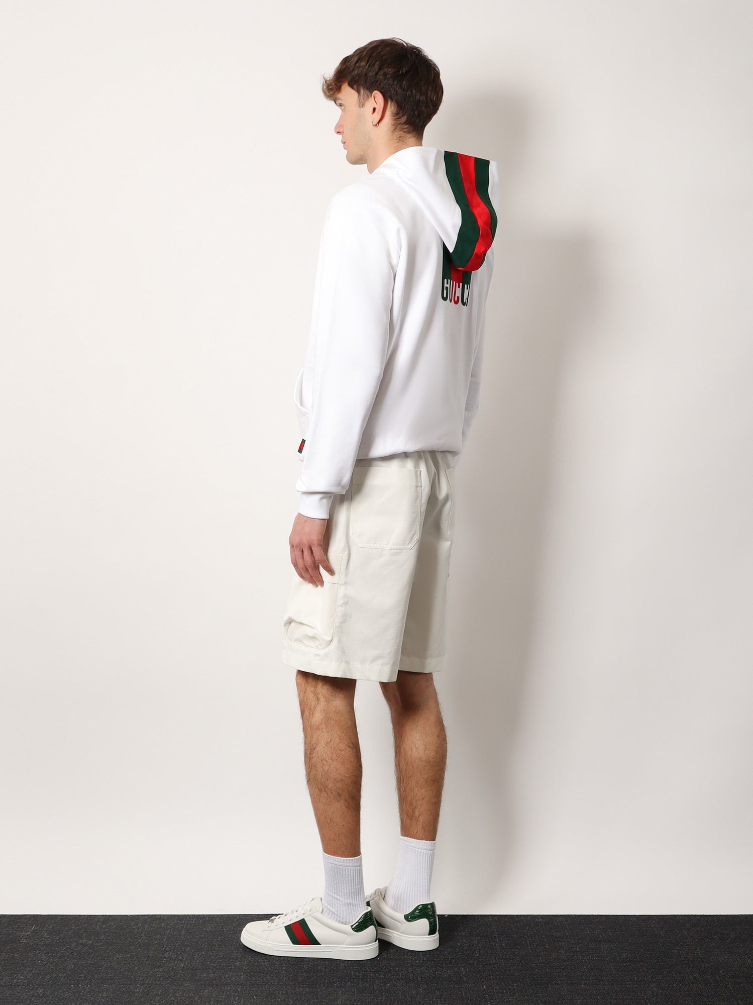 Gucci Cotton sweatshirt with logo on the back