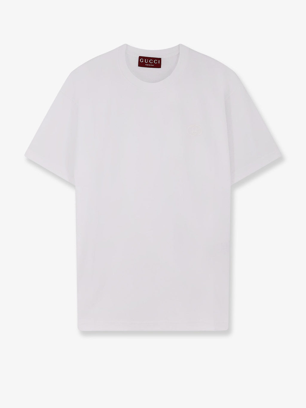 Gucci Cotton T-shirt with embroidered GG Incrocio logo