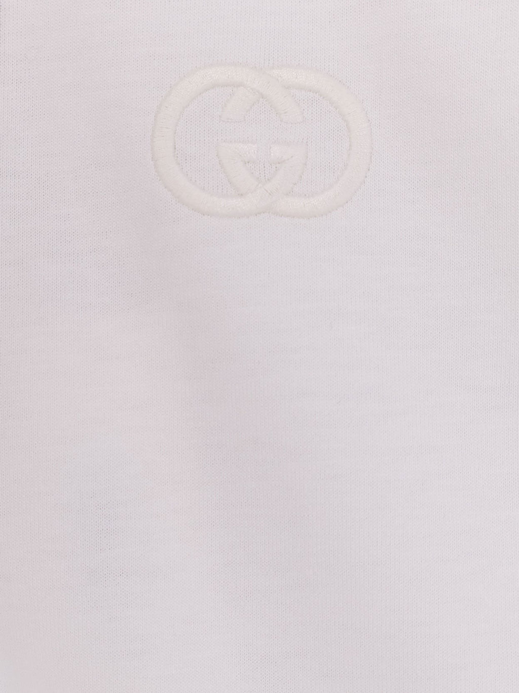 Gucci Cotton T-shirt with embroidered GG Incrocio logo