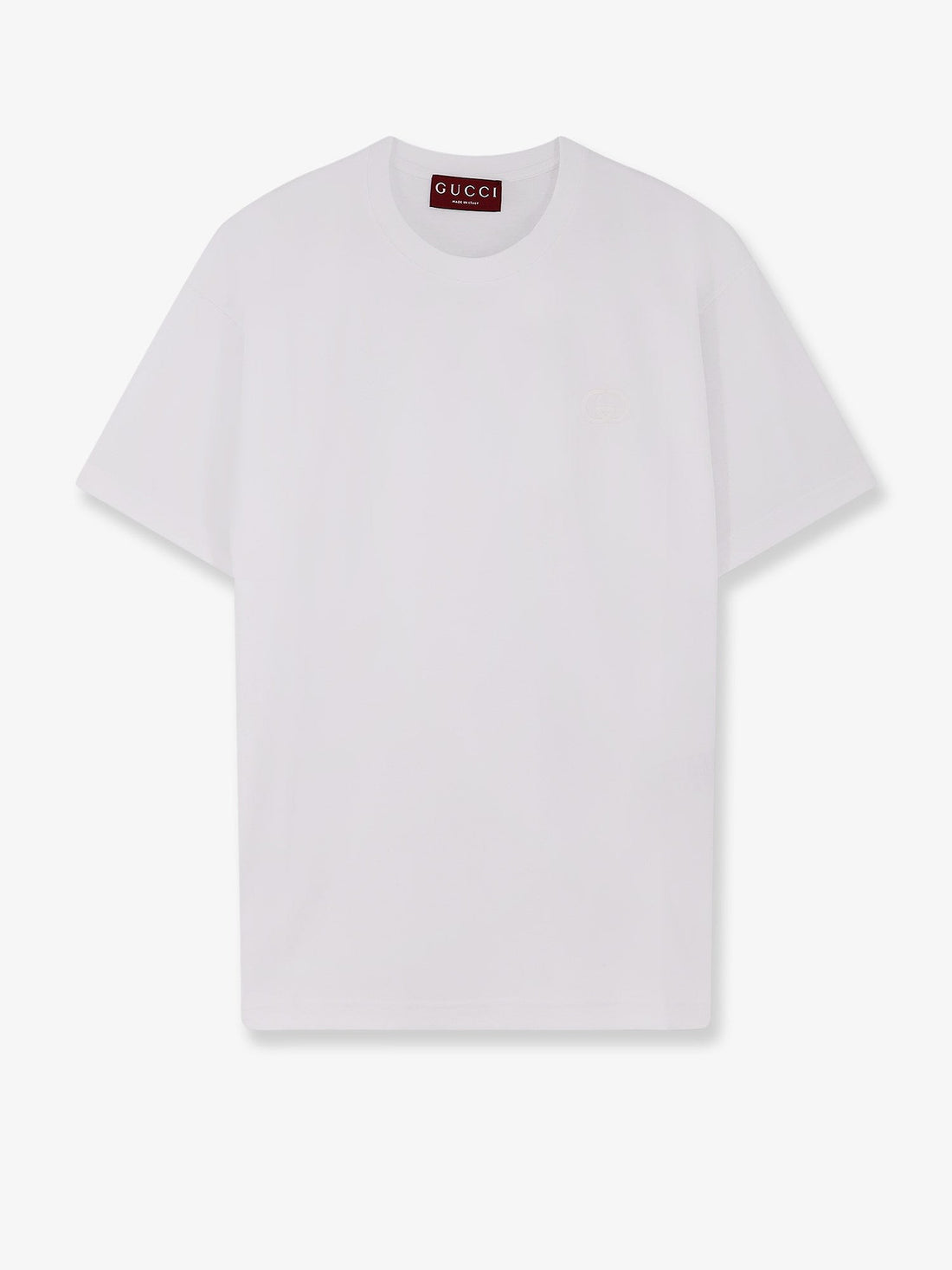Gucci Cotton T-shirt with embroidered GG Incrocio logo