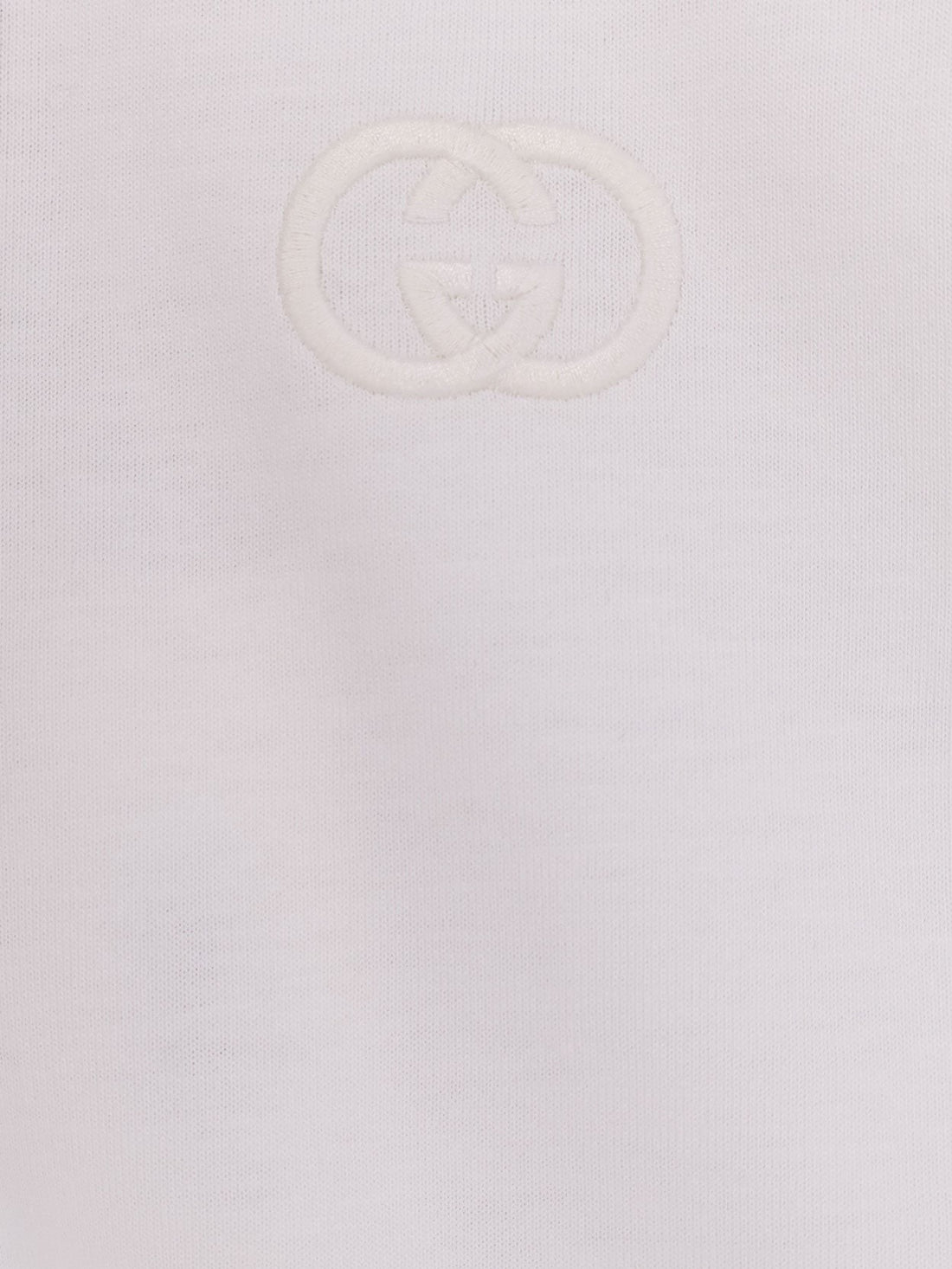 Gucci Cotton T-shirt with embroidered GG Incrocio logo