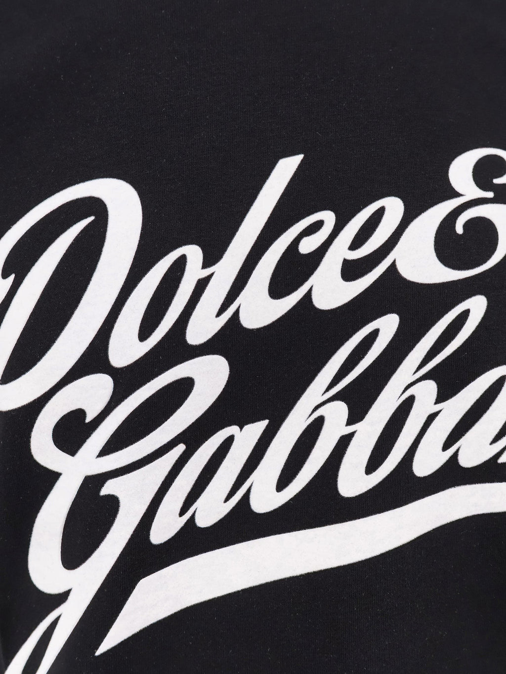 Dolce & Gabbana Cotton t-shirt with flocked logo print