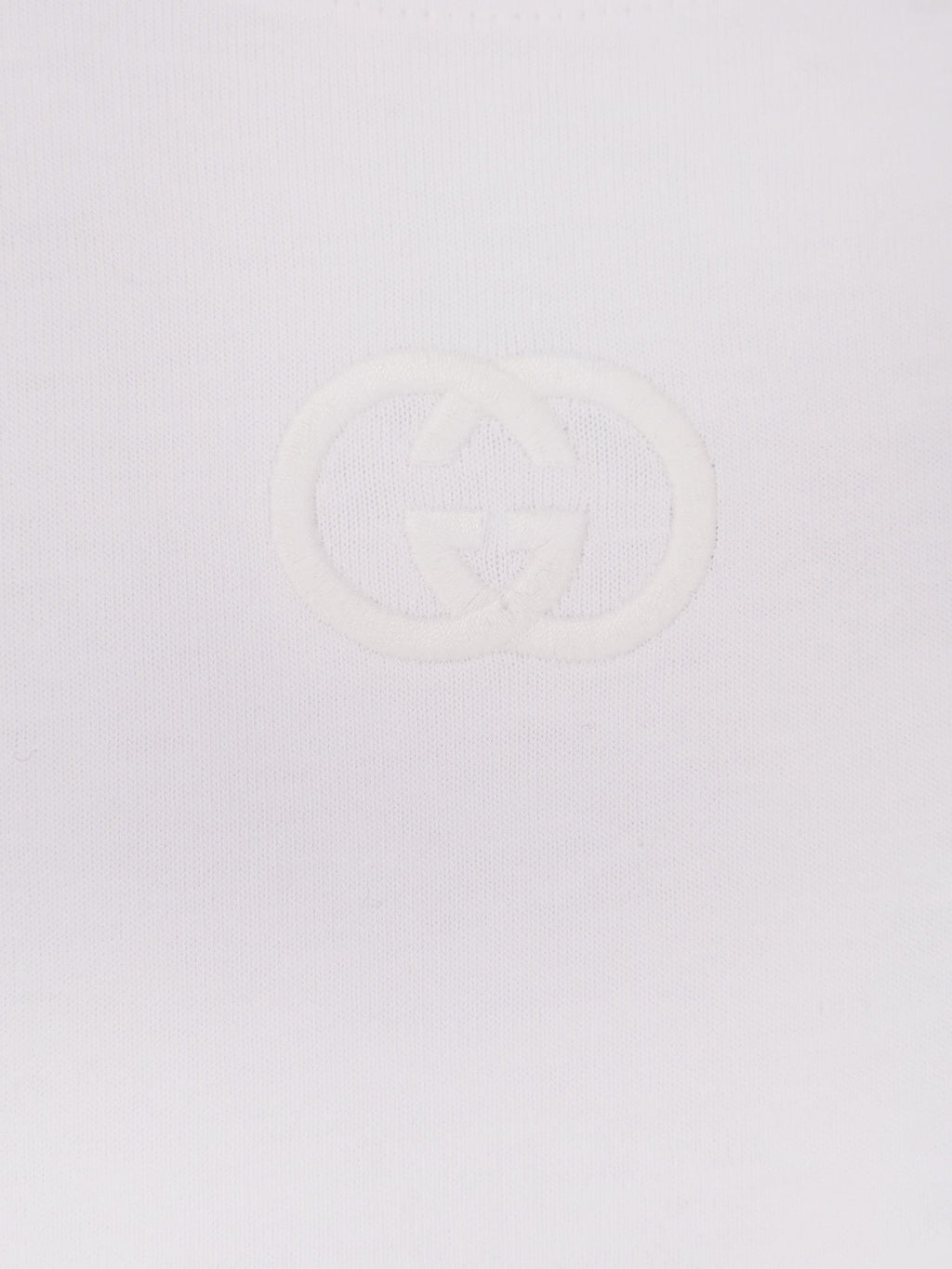 Gucci Cotton t-shirt with GG Incrocio logo on the front