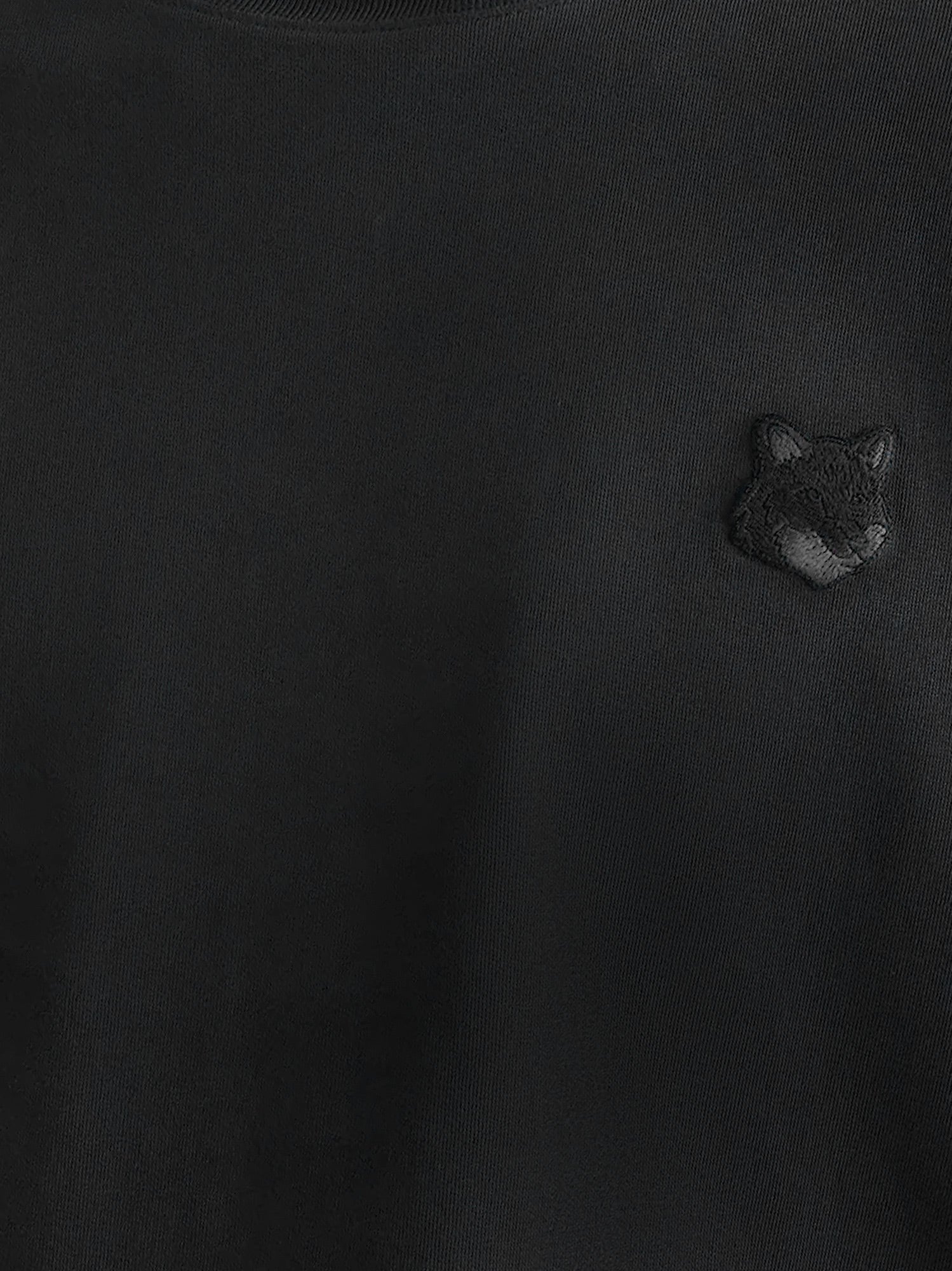 Maison Kitsune Cotton T-shirt with iconic logo patch