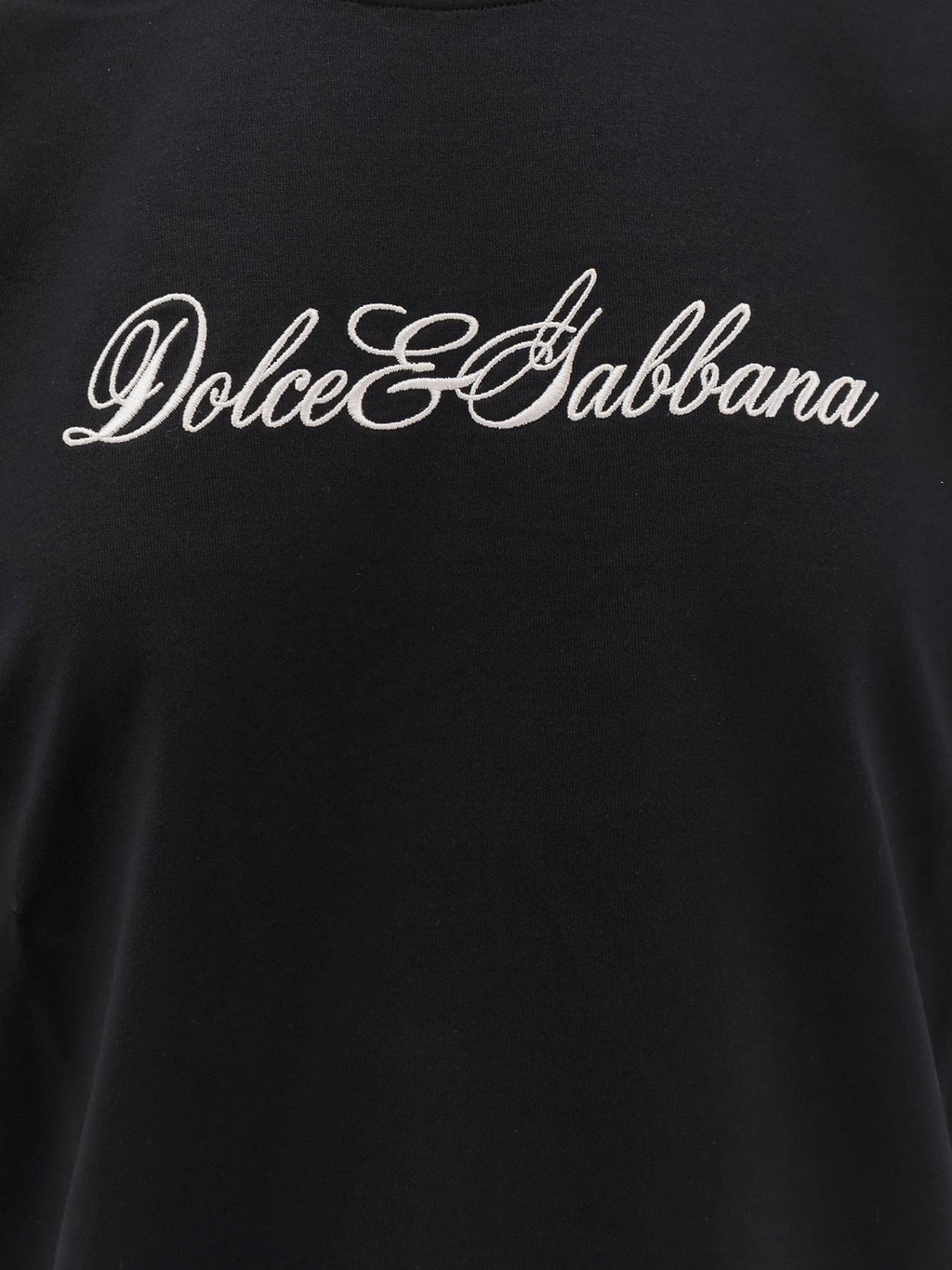 Dolce & Gabbana Cotton t-shirt with lace details