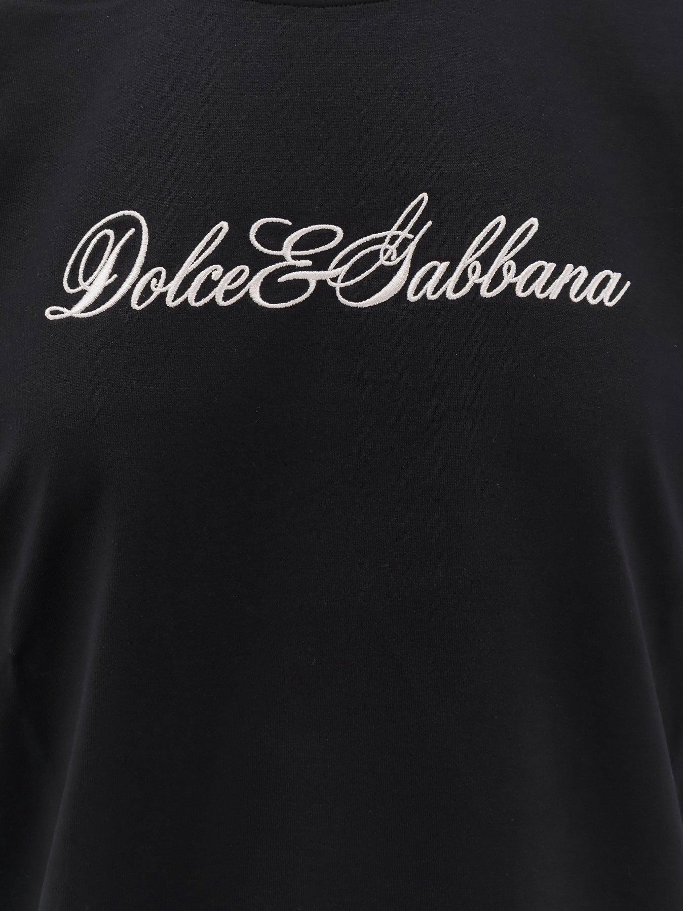 Dolce & Gabbana Cotton t-shirt with lace details