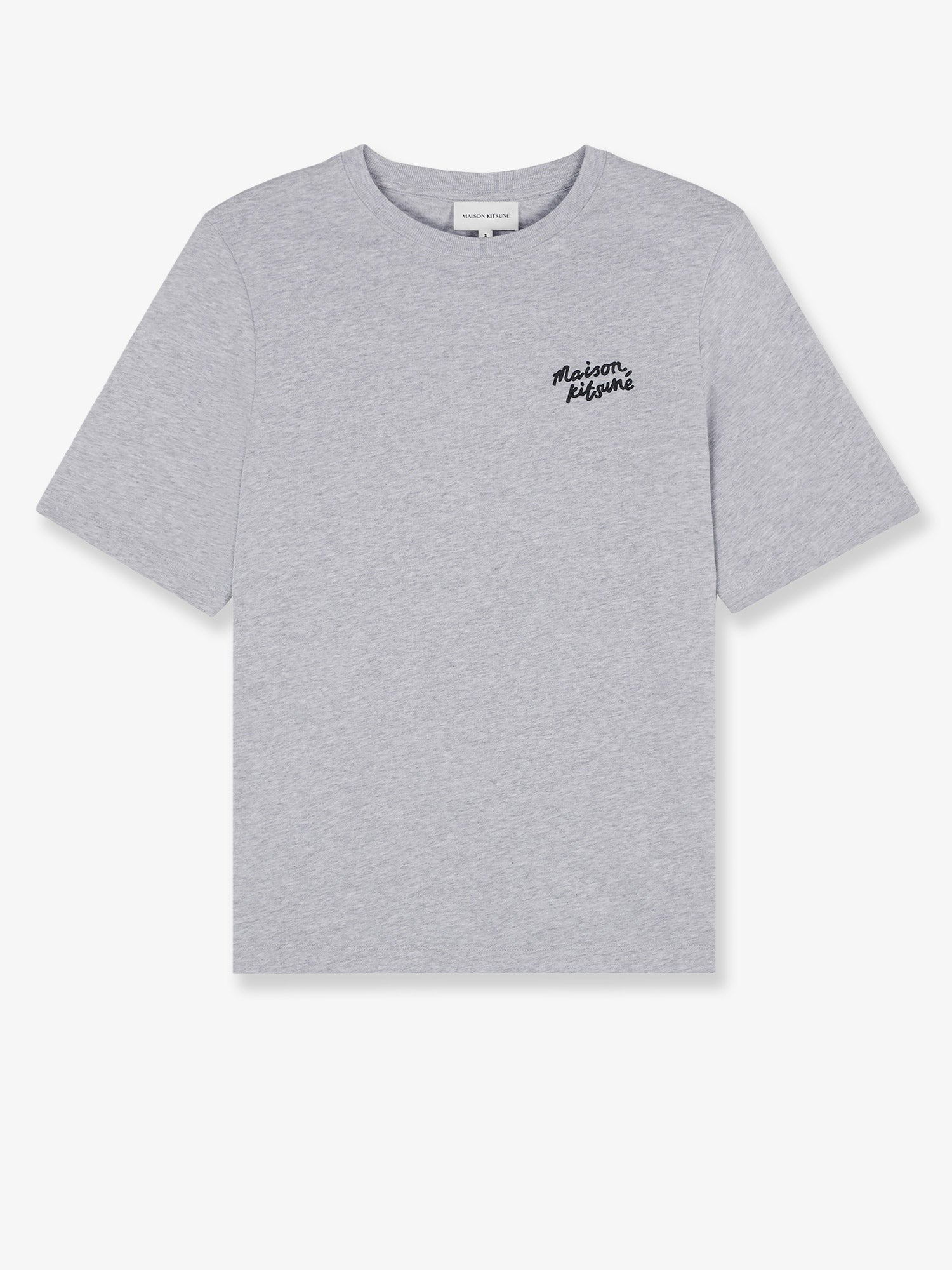 Maison Kitsune Cotton T-shirt with lettering logo