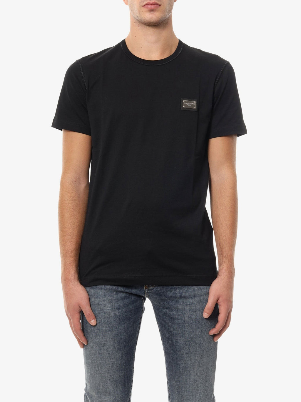 Dolce & Gabbana Cotton T-shirt with logo patch