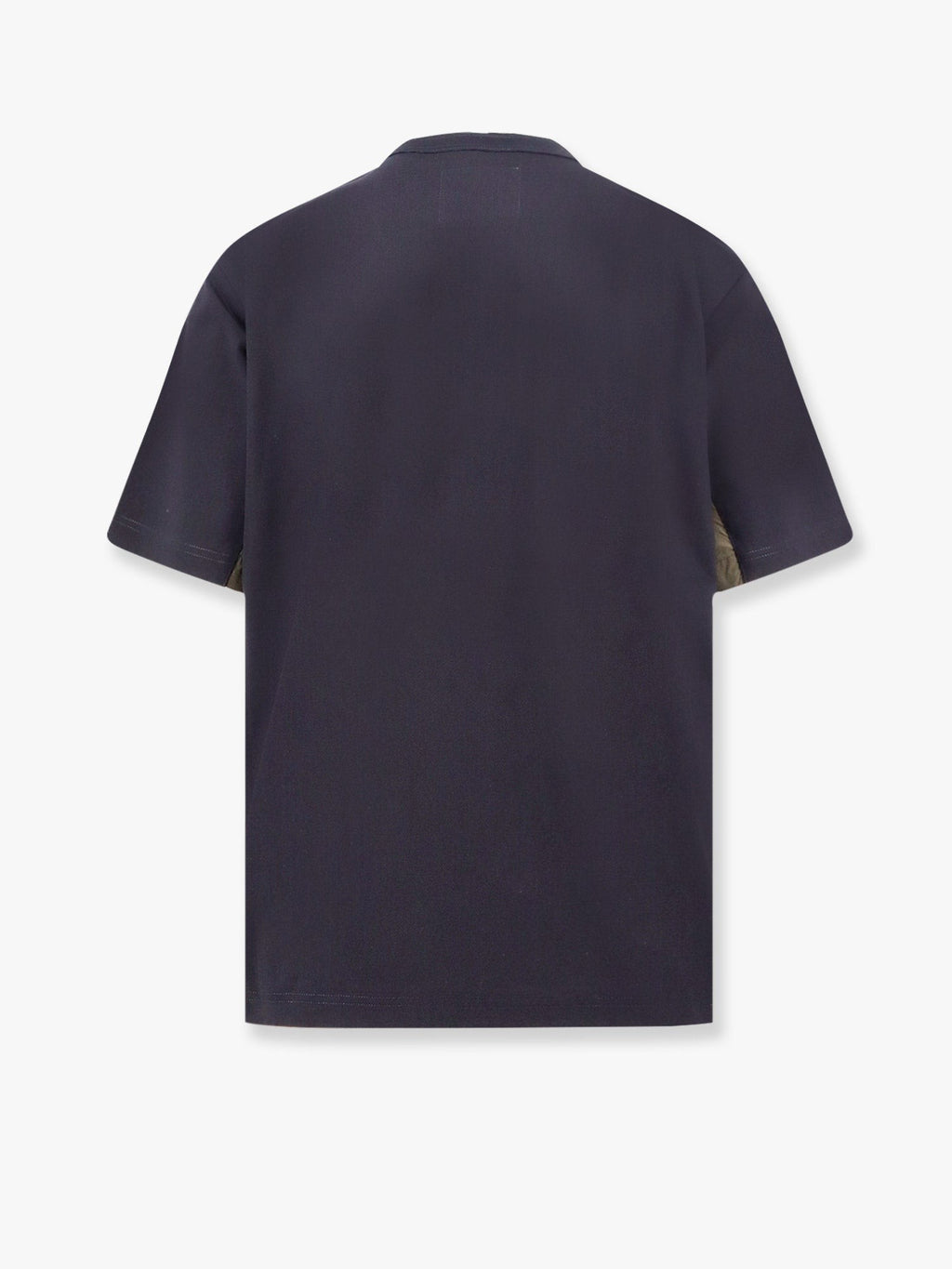SACAI Cotton t-shirt with nylon inserts