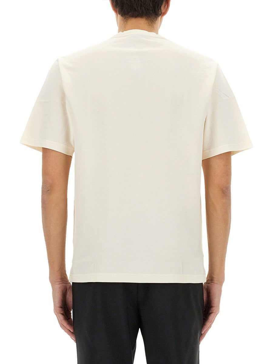 Dolce & Gabbana COTTON T-SHIRT WITH PLAQUE
