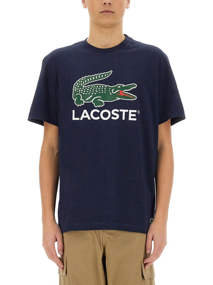 Lacoste COTTON T-SHIRT WITH PRINT