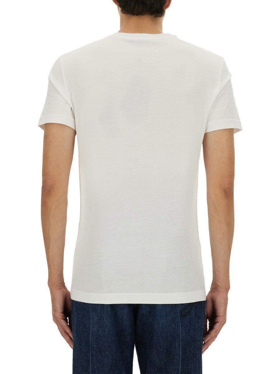 Dolce & Gabbana COTTON T-SHIRT WITH PRINT