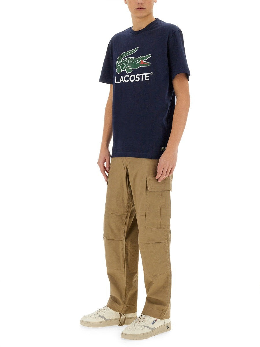 Lacoste COTTON T-SHIRT WITH PRINT