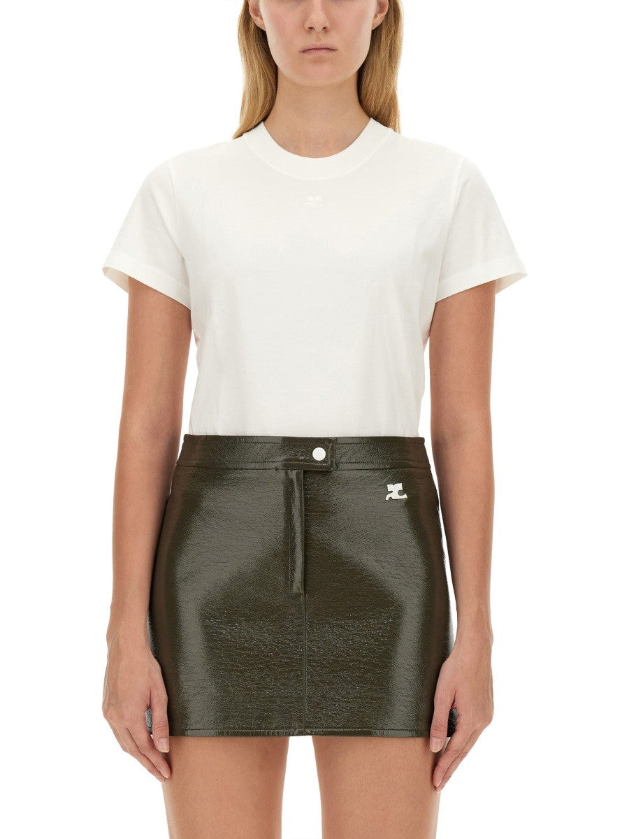 COURREGES COTTON T-SHIRT