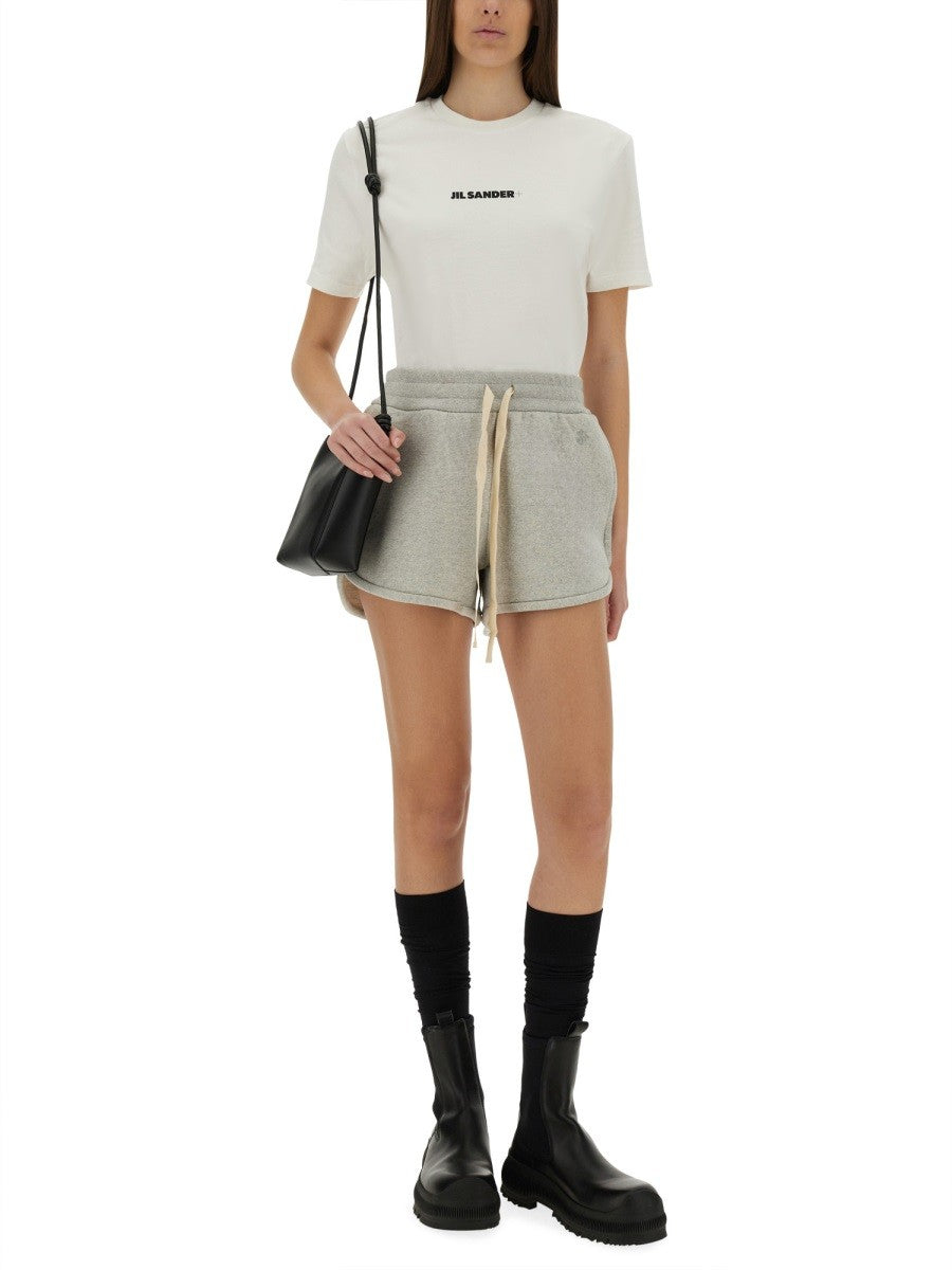 JIL SANDER COTTON TERRY SHORTS