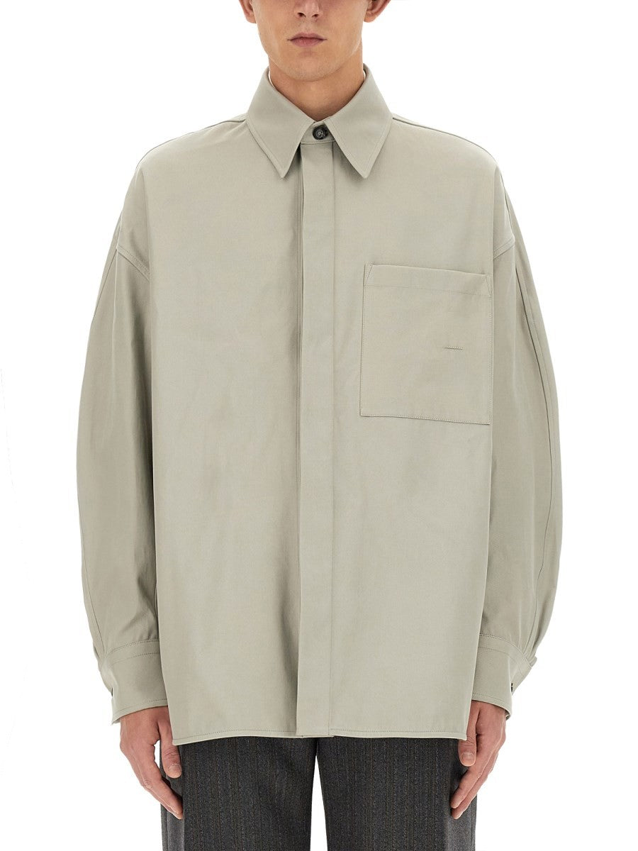 Bottega Veneta COTTON TWILL OVER SHIRT