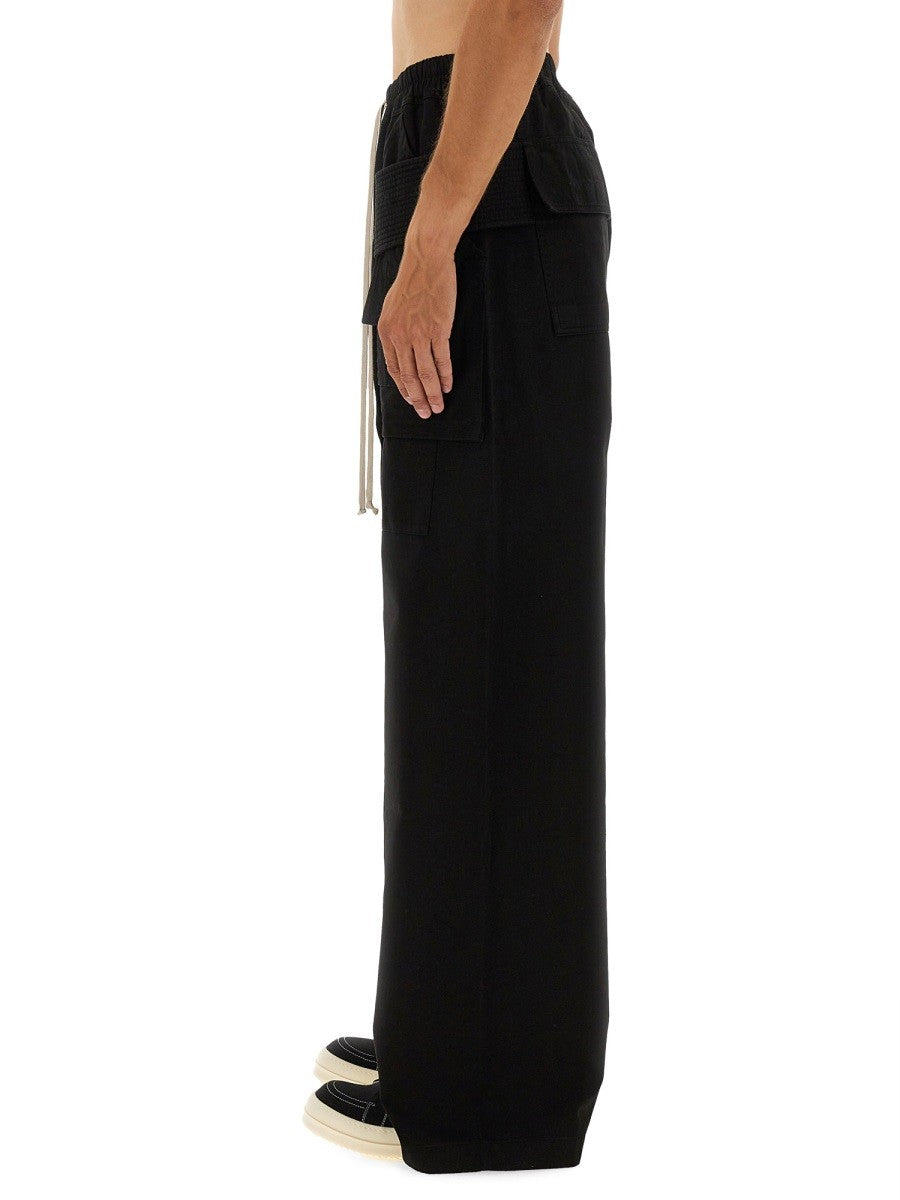 RICK OWENS DRKSHDW CREATCH WIDE CARGO PANTS