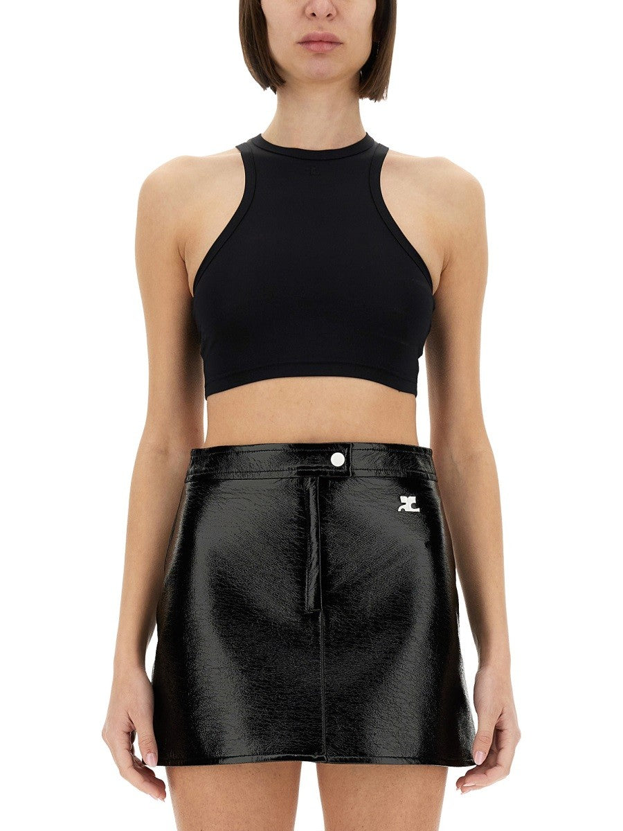 COURREGES CROP TOP
