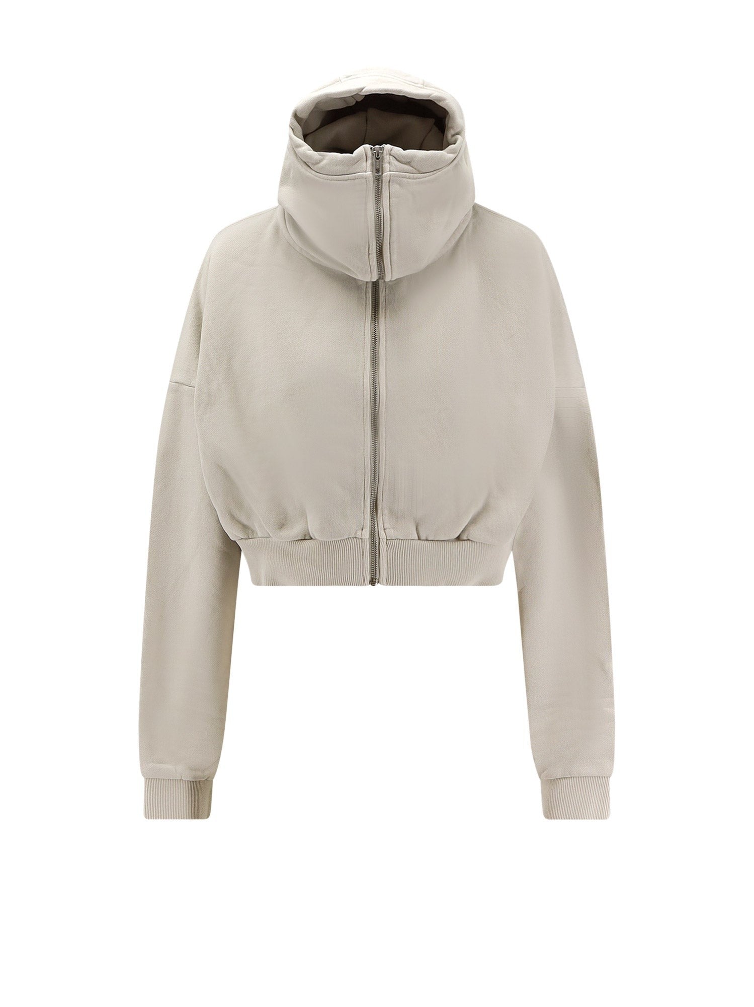 ENTIRE STUDIOS Cropped Full Zip cotton sweatshirt