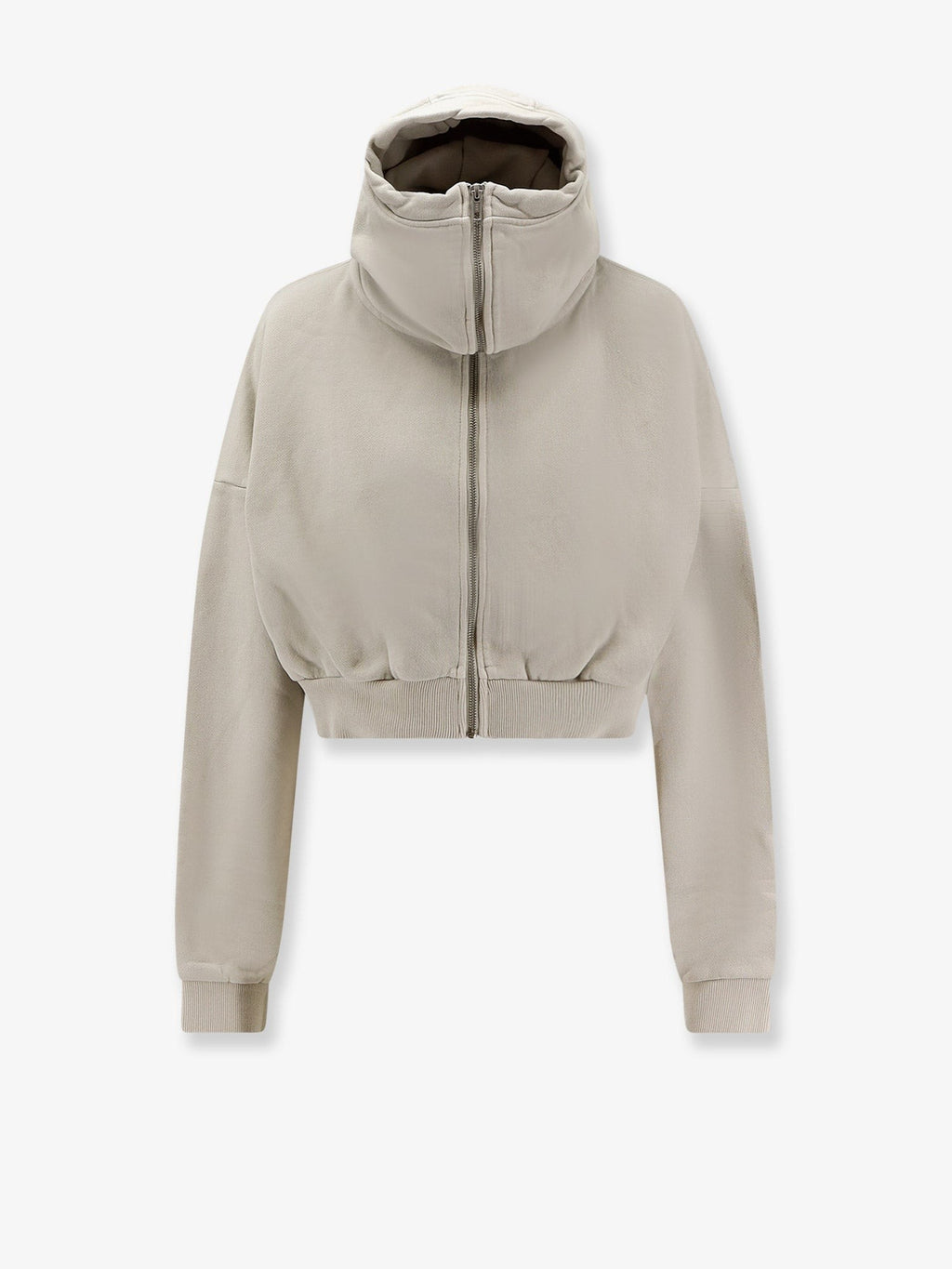 ENTIRE STUDIOS Cropped Full Zip cotton sweatshirt