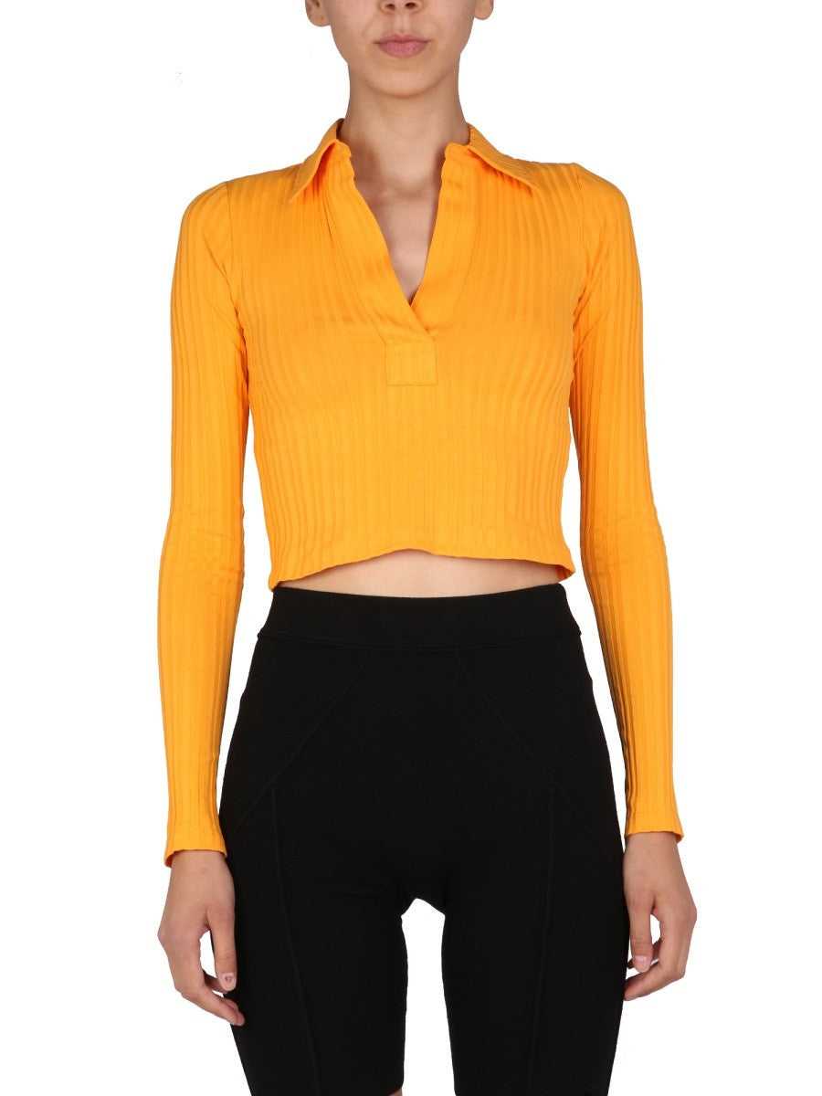 Helmut Lang CROPPED POLO