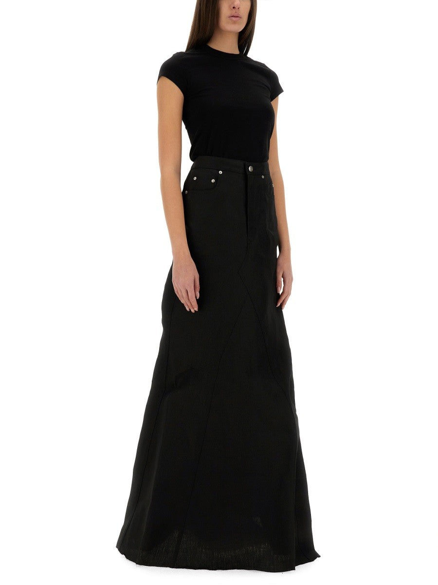 RICK OWENS CROPPED T-SHIRT