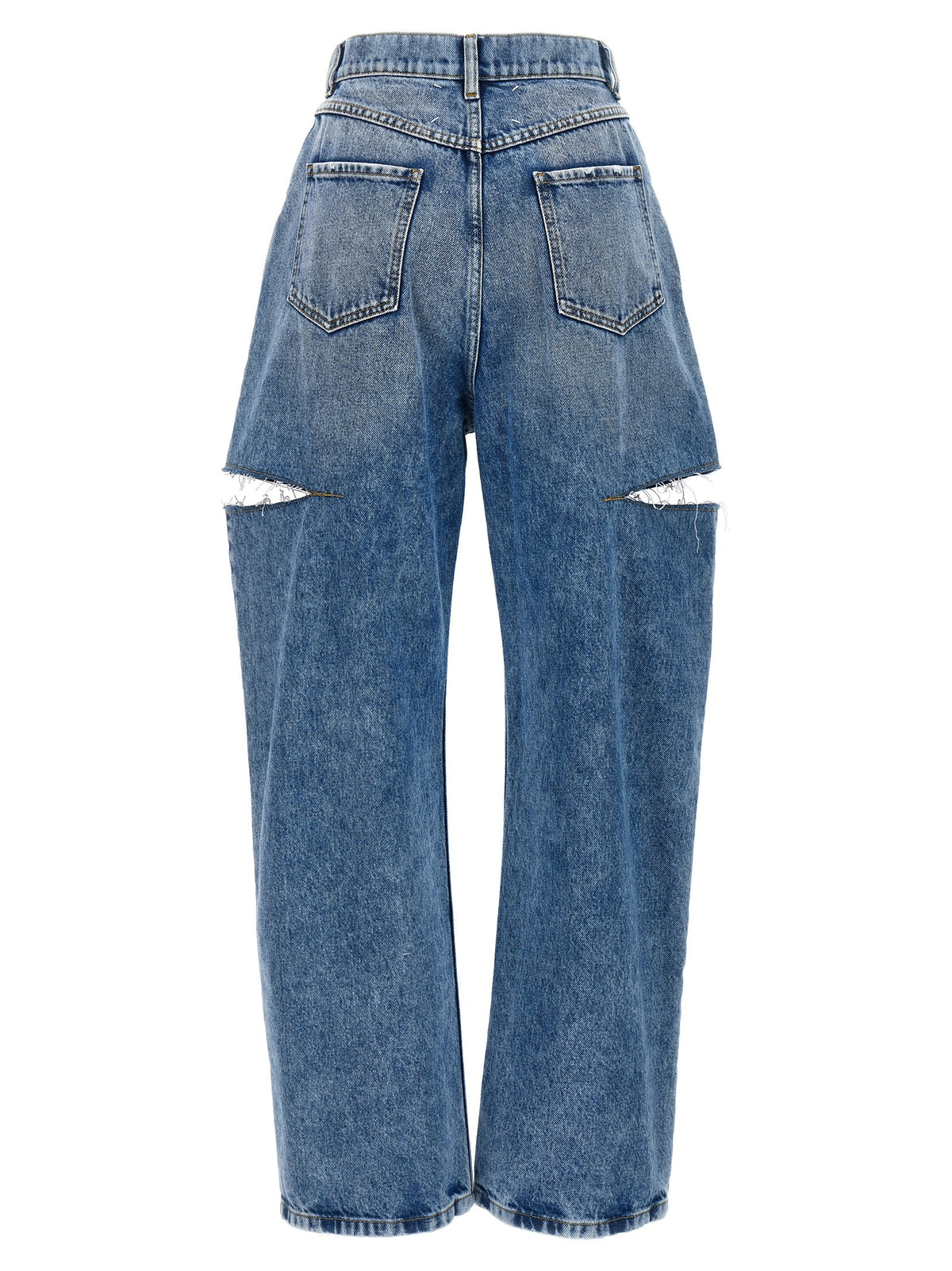 Maison Margiela Cut-Out Jeans Light Blue