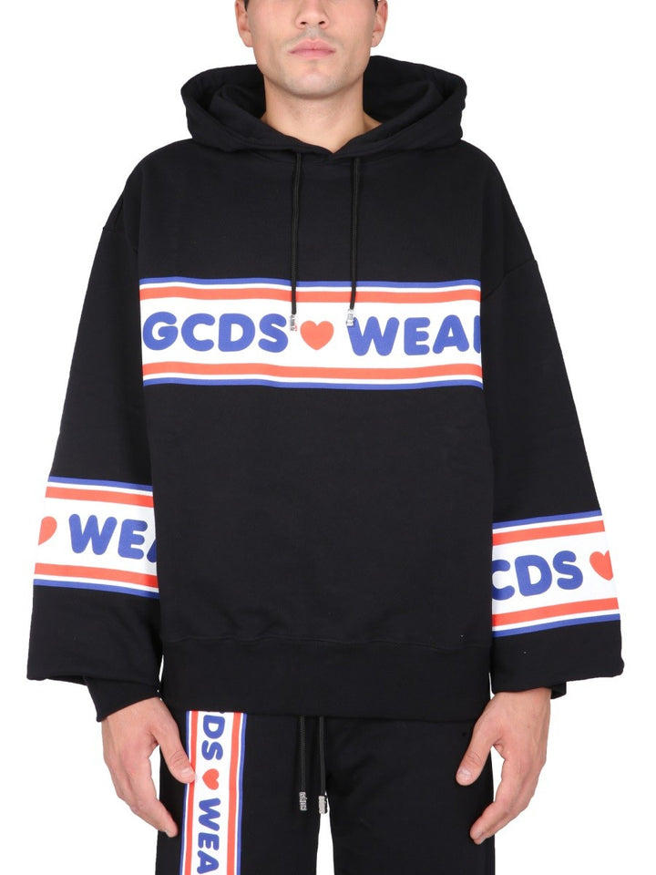 gcds "CUTE TAPE" LOGO SWEATSHIRT