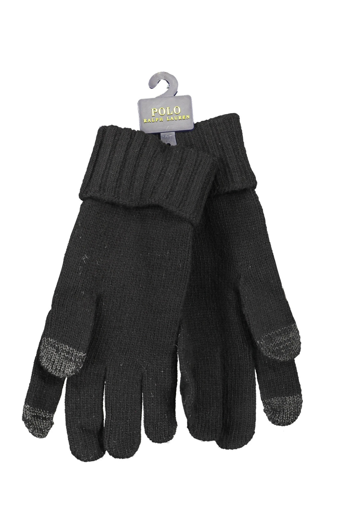 RALPH LAUREN MEN&#39;S BLACK GLOVES