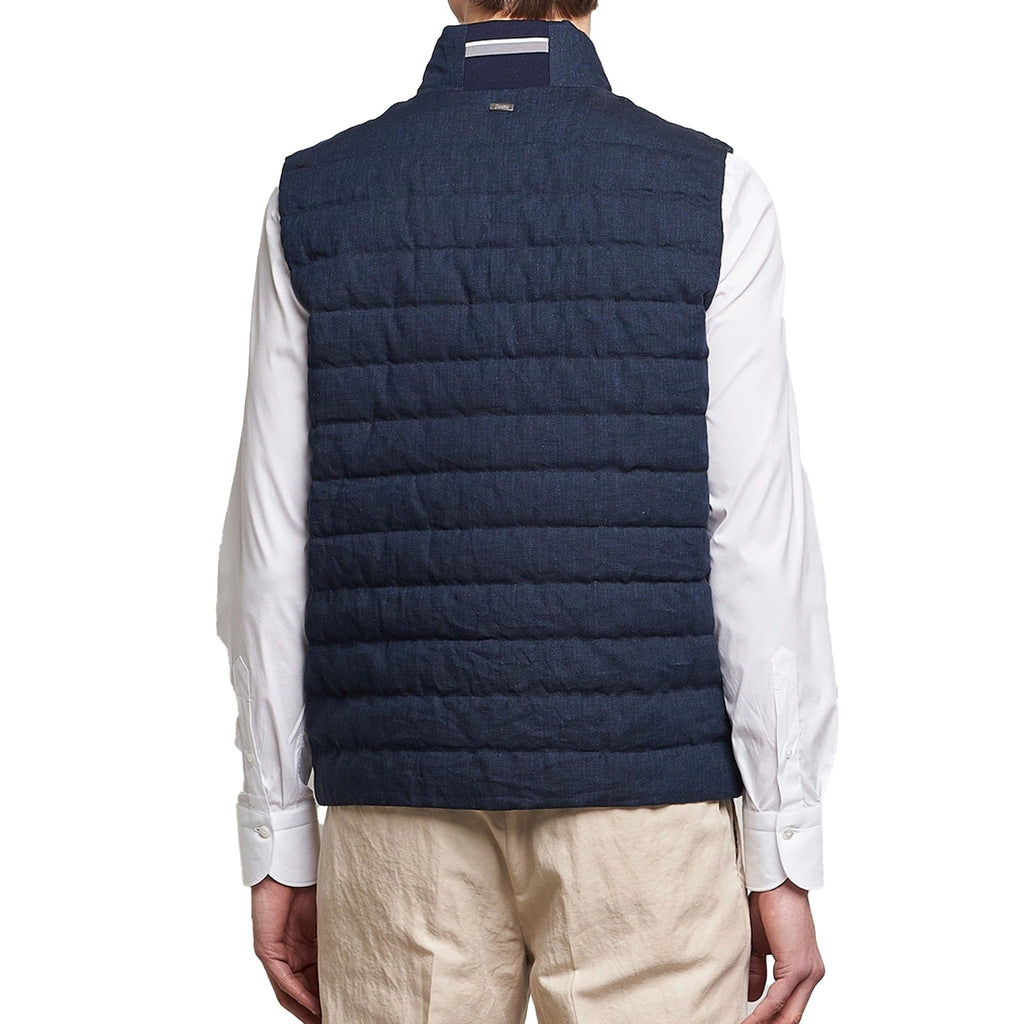 Herno Linen Down Gilet