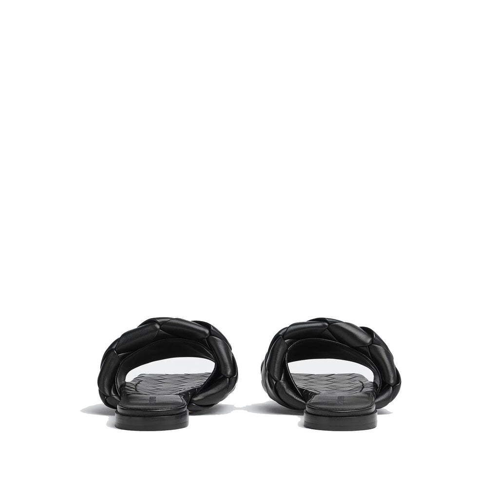 BOTTEGA VENETA Intrecciato leather flat sandals