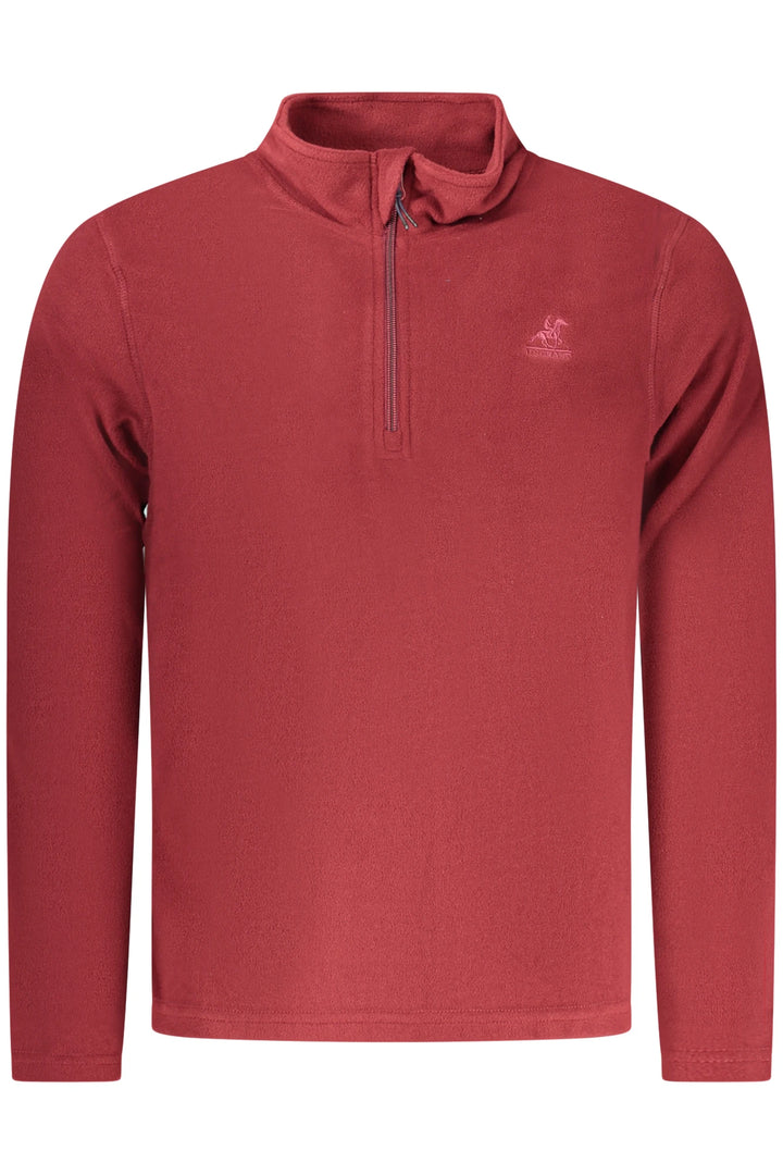 US GRAND MEN&#39;S RED ZIP-UP SWEATSHIRT