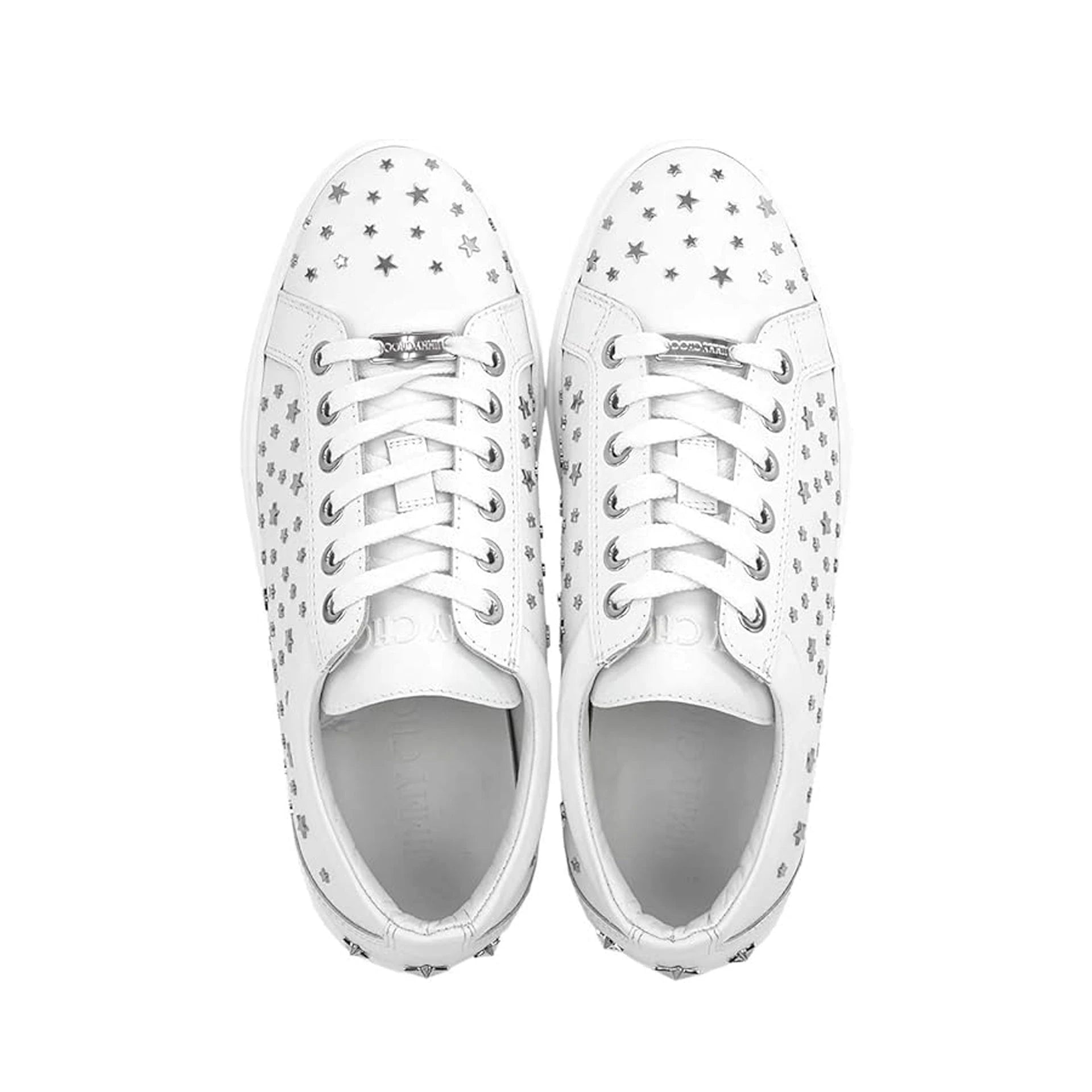 Jimmy Choo Cash Star Leather Sneakers