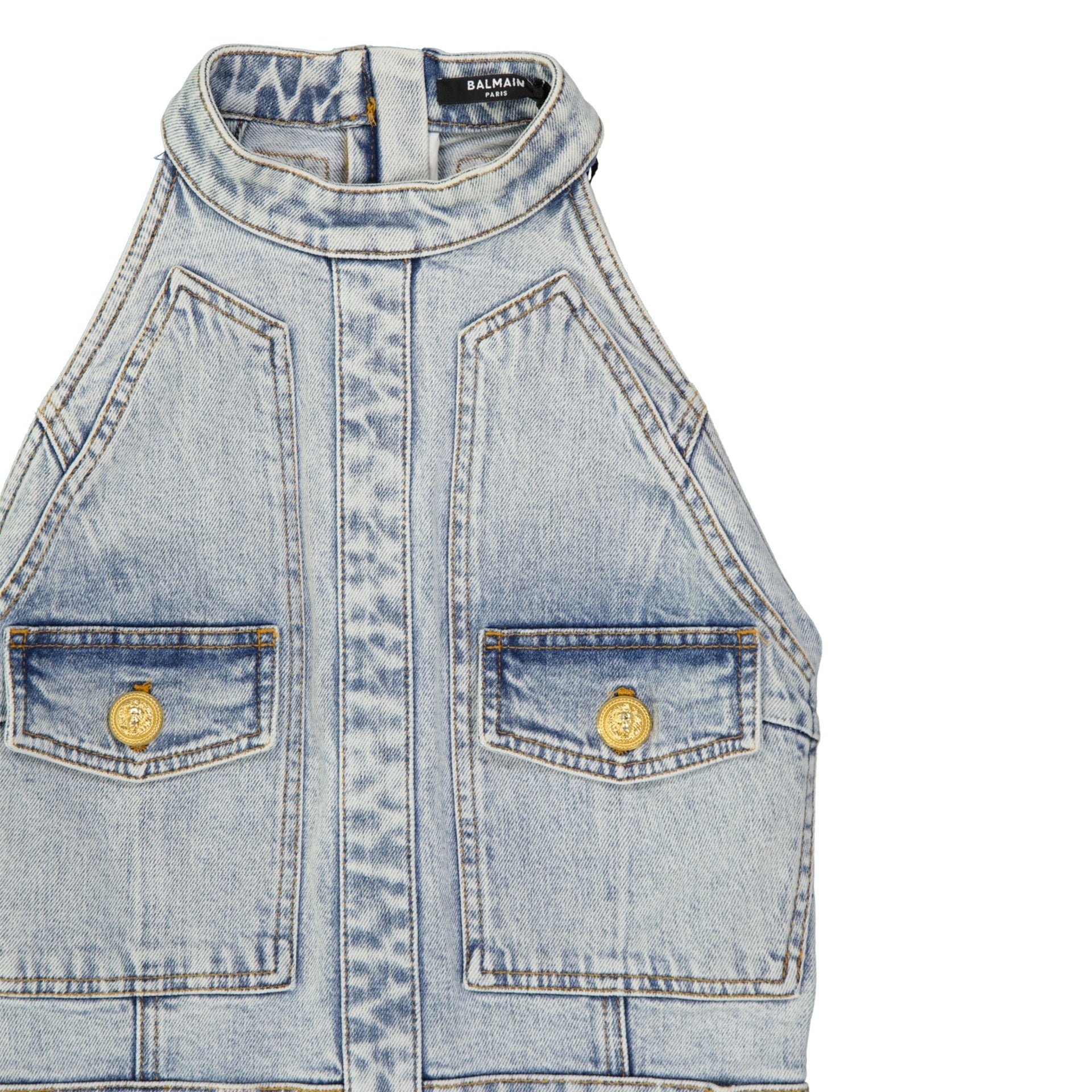 Balmain Denim Mini Dress – Siebentaschen