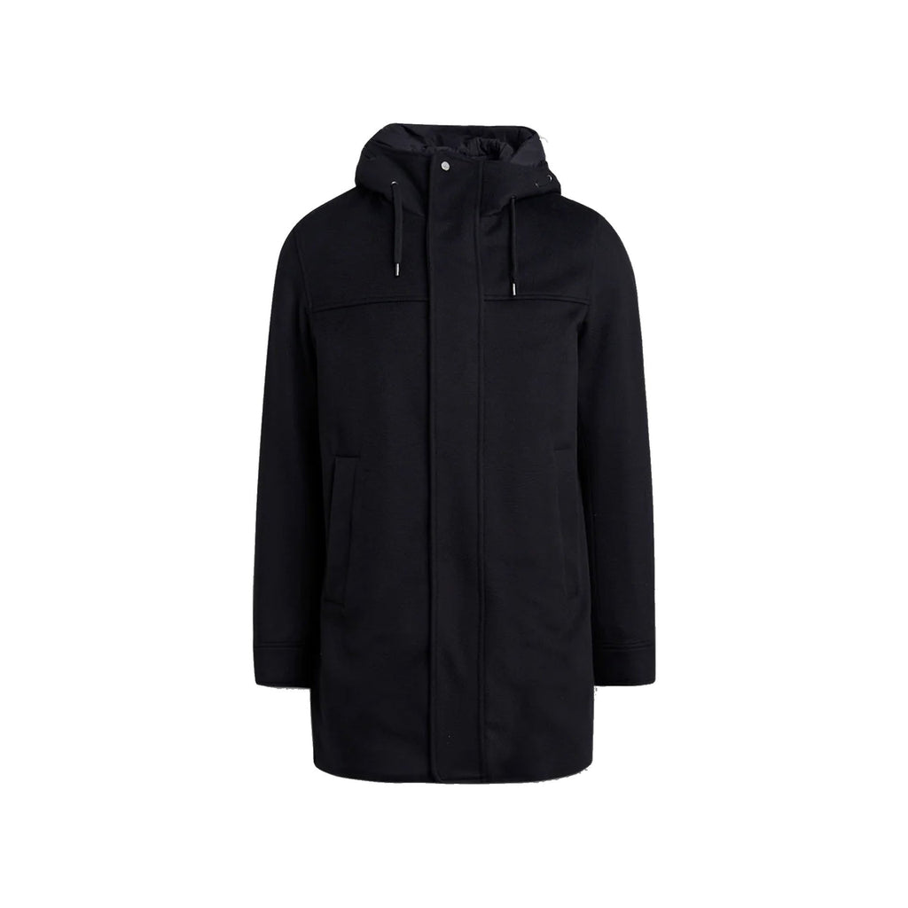 HERNO Wool Cashmere Hooded Coat