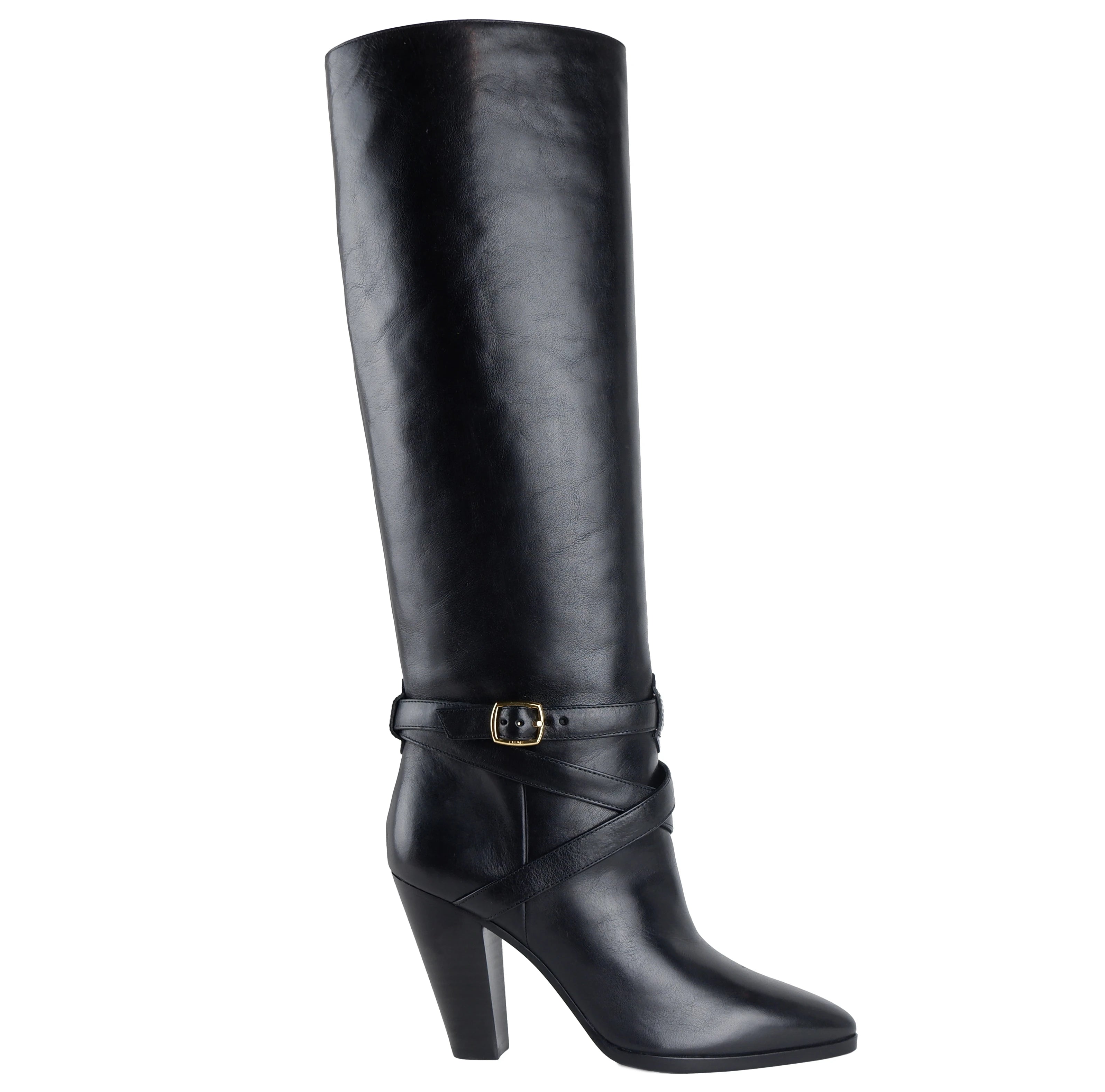 Celine Ankle Boots Black Woman
