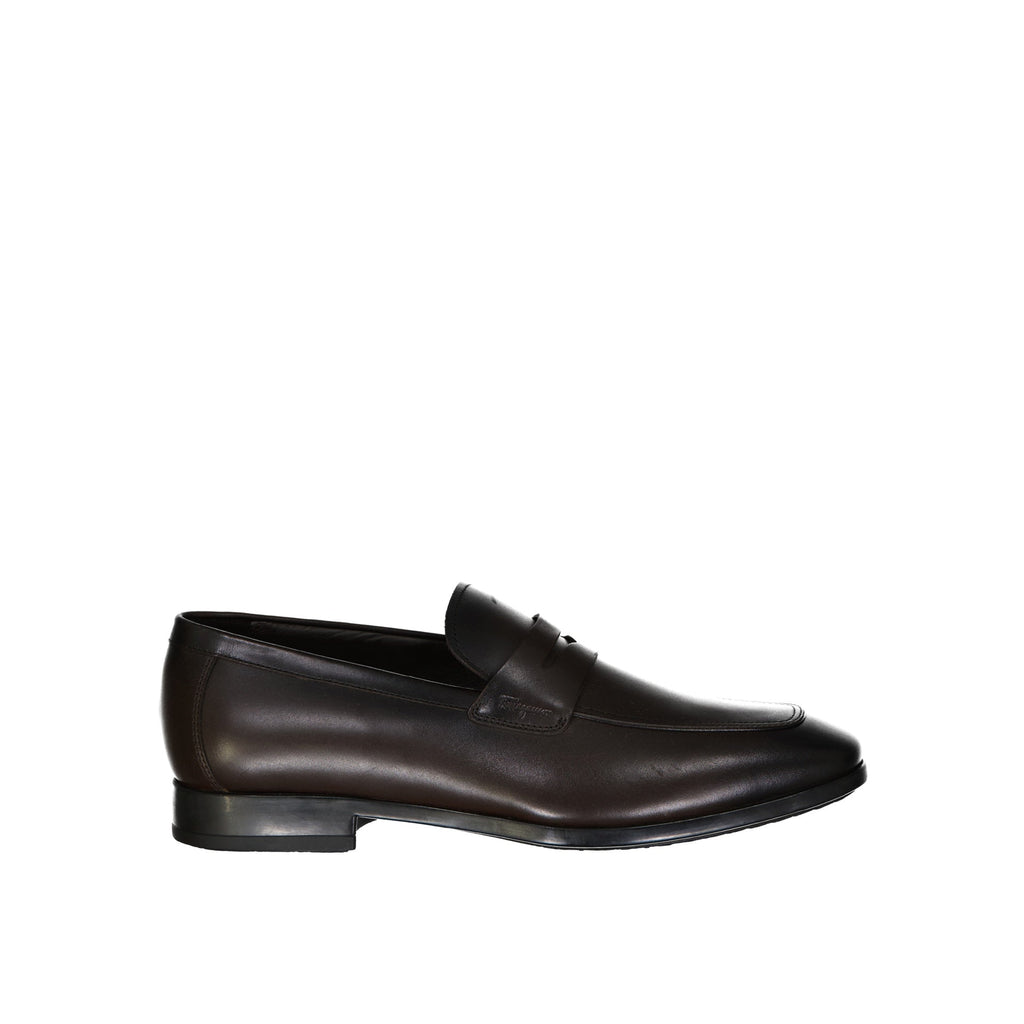 Salvatore Ferragamo Gray Loafers