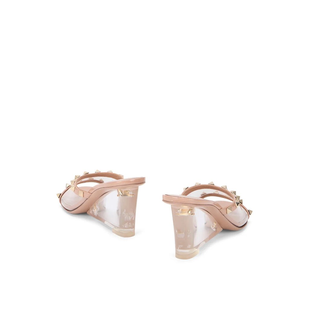 VALENTINO GARAVANI ROCKSTUD transparent Mules