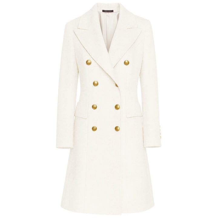 Loro Piana Fabric Coats White Woman