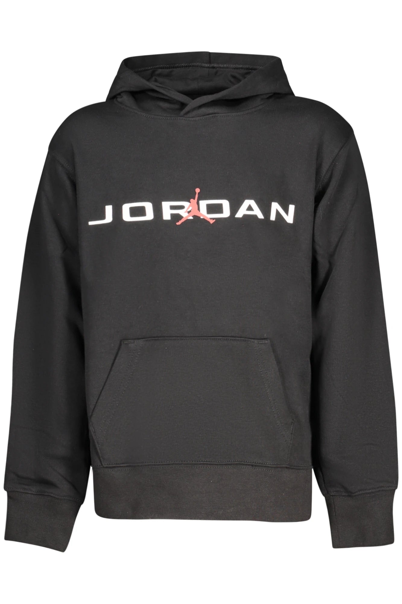 JORDAN KIDS  BLACK ZIP-UP SWEATSHIRT