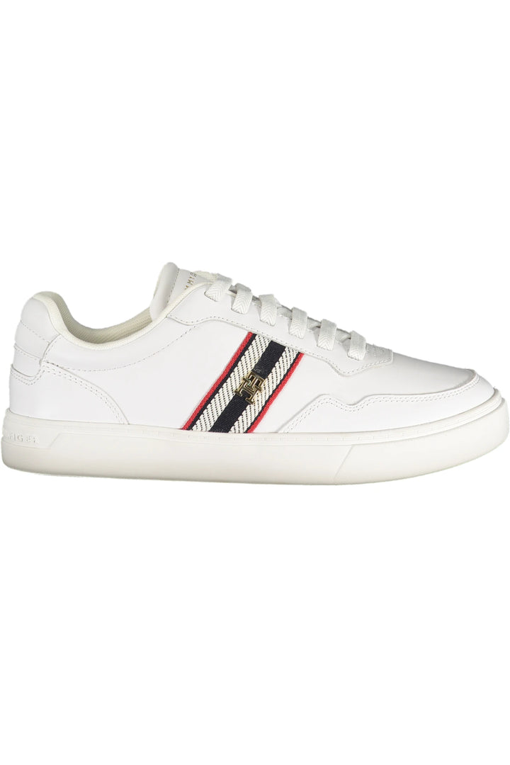 TOMMY HILFIGER WOMEN&#39;S WHITE SPORTS SHOES
