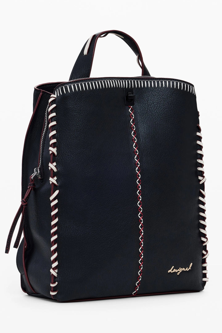 DESIGUAL WOMEN S BLACK BACKPACK